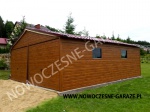 garaż drewnopodobny
